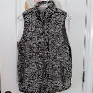 Soft faux sherpa vest